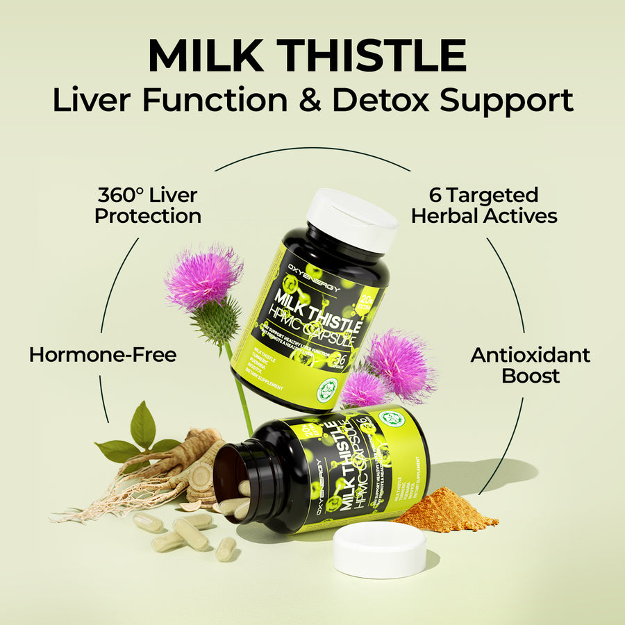 OXYENERGY Milk Thistle HPMC Capsule
