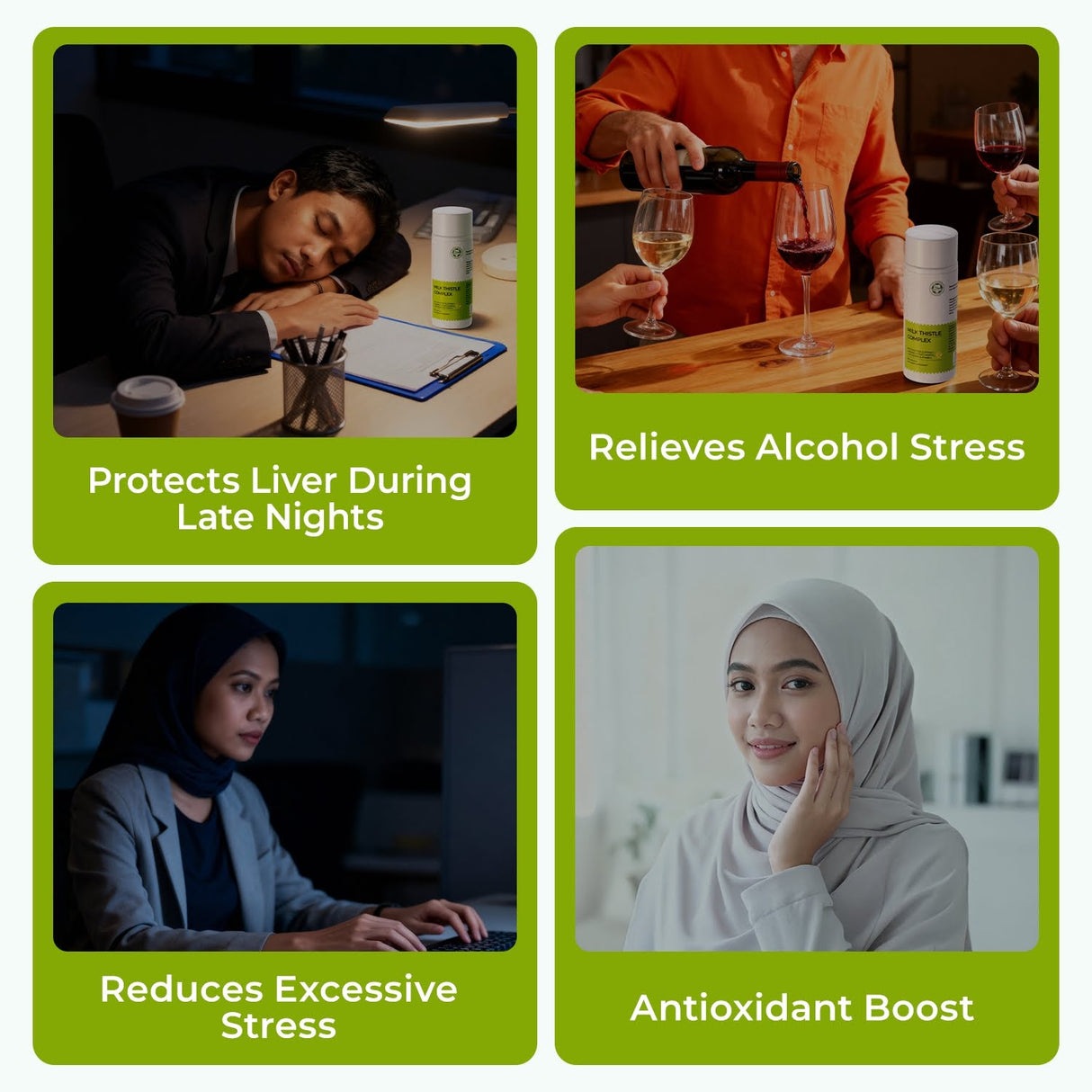 OXYENERGY Milk Thistle Liver Detox & Metabolism Boost