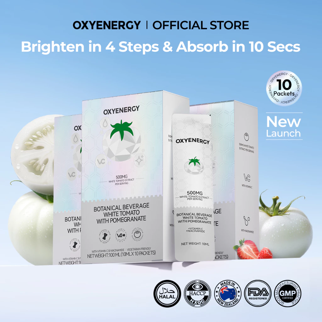Oxyenergy Botanical Beverage White Tomato With Pomegranate