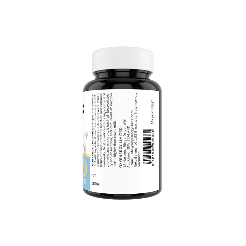 OXYENERGY Goat Milk Chewable Tablets