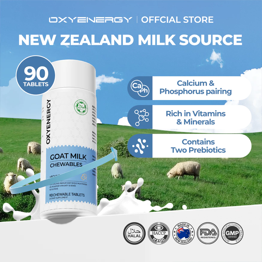 OXYENERGY Mixed Goat Milk with Cow Colostrum Chewable