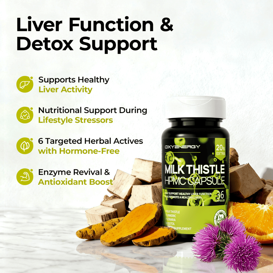OXYENERGY Milk Thistle HPMC Capsule