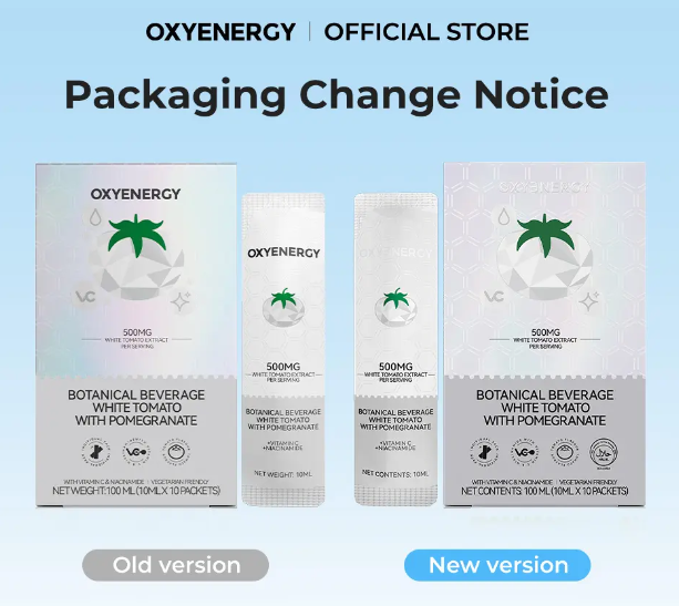 Oxyenergy Botanical Beverage White Tomato With Pomegranate