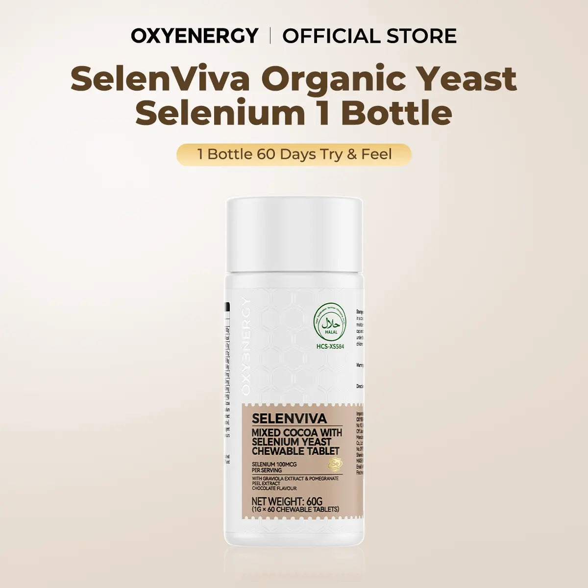 OXYENERGY SELENVIVA - 1 Bottle