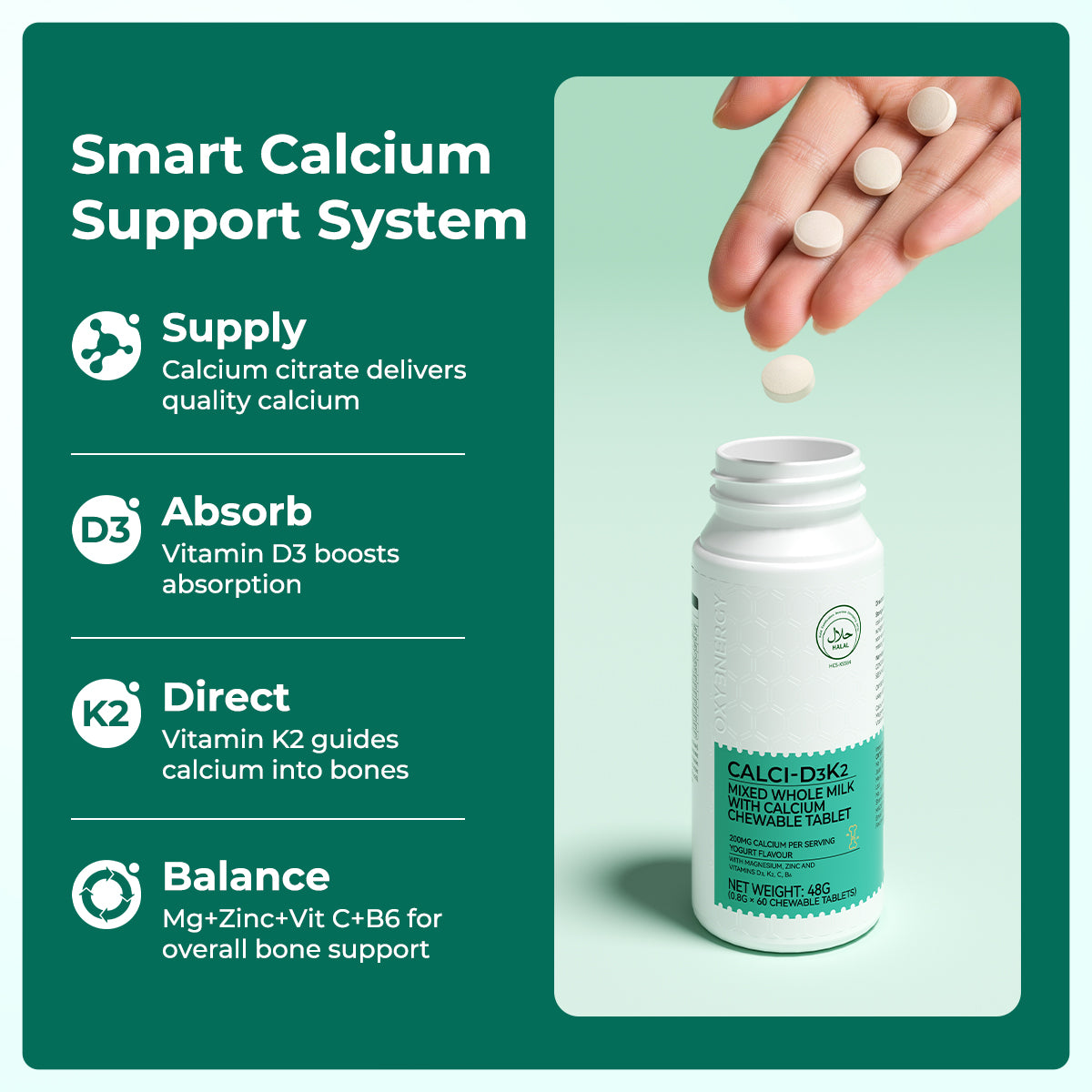 OXYENERGY CALCIUM 7 in 1