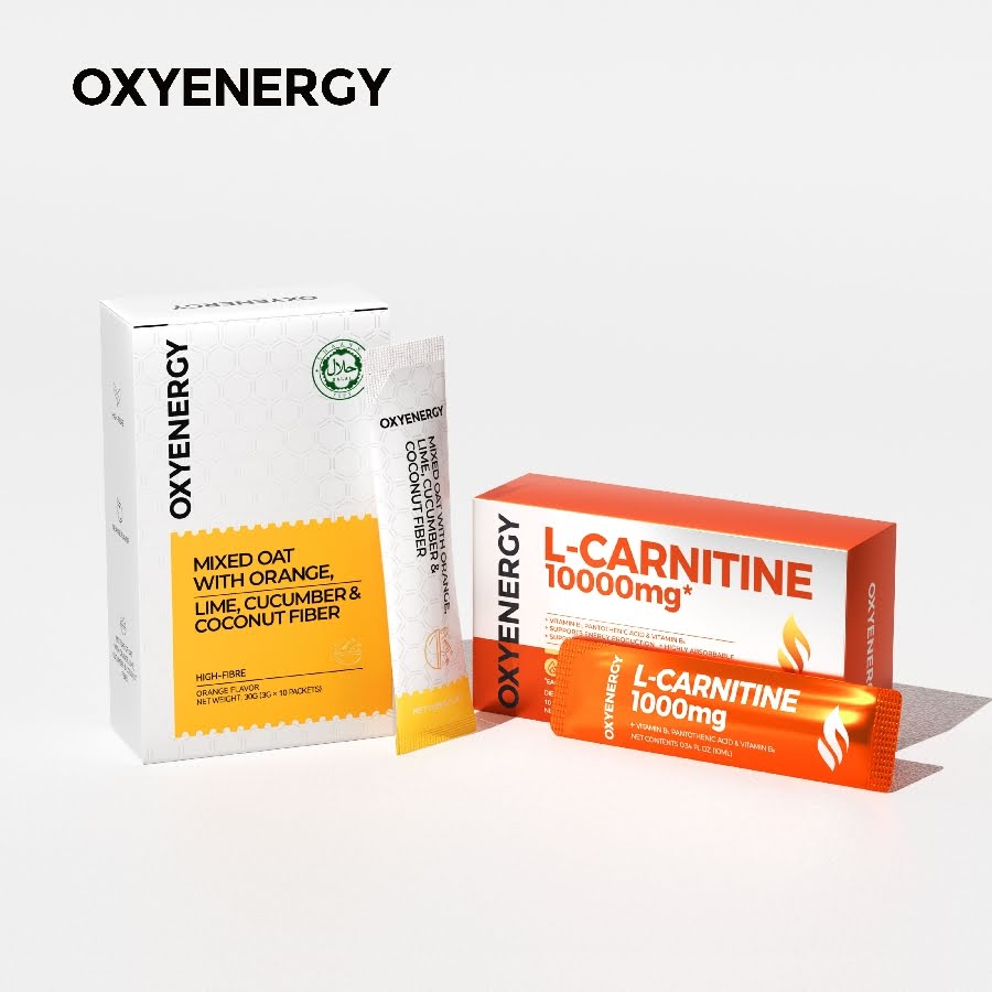 Oxyenergy Complex Fiber Powder / L-Carnitine 1000mg Drinks