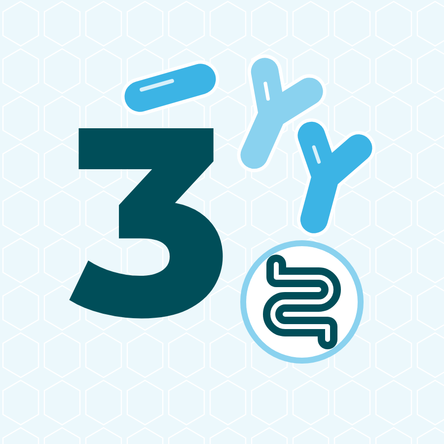 3 beneficial gut strains